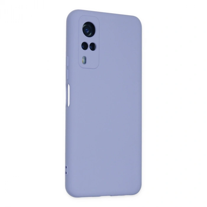 Vivo Y53s Kılıf Nano İçi Kadife Silikon - Lila