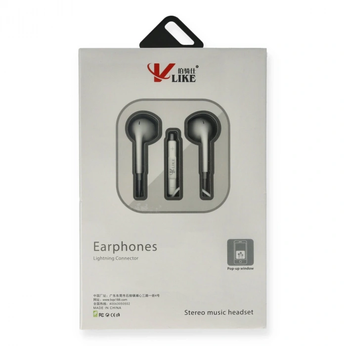 Vk İ7 Lightning Bluetooth Kablolu Kulaklık