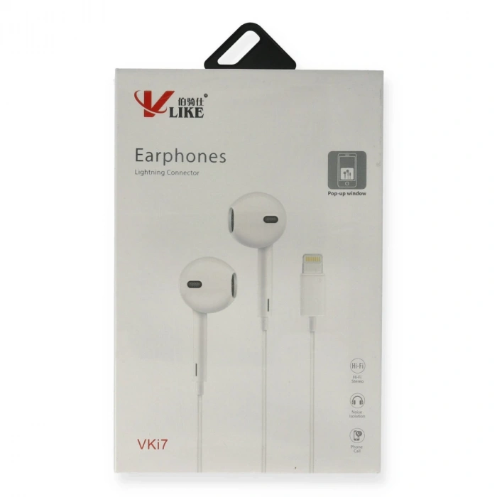 Vk İ7 Lightning Bluetooth Kablolu Kulaklık