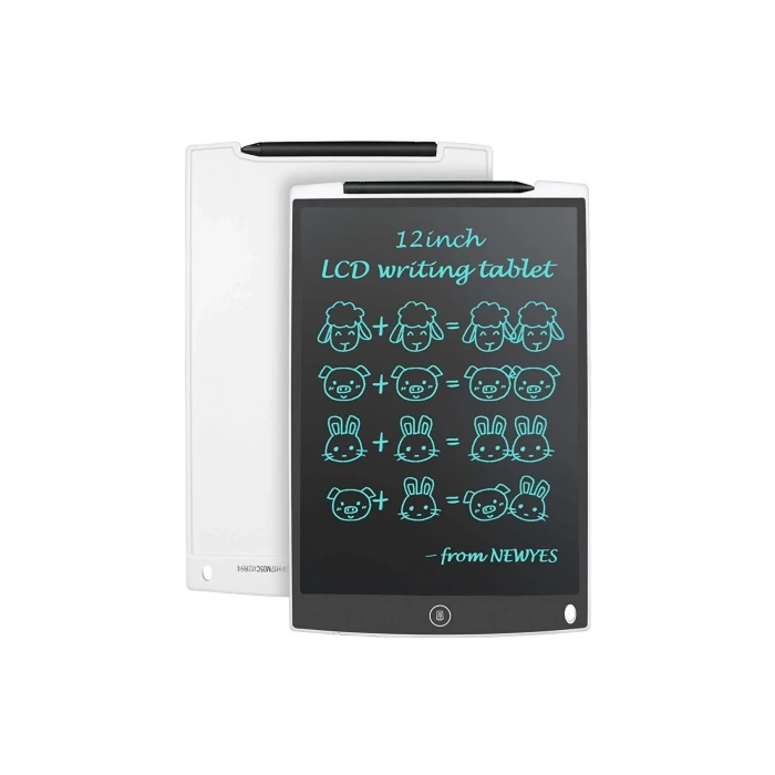Vothoon 12 Inc Writing Lcd Grafik Dijital Kalemli Çizim Tableti Yazı Tahta Not Yazma Eğitim Tableti