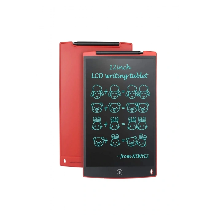 Vothoon 12 Inc Writing Lcd Grafik Dijital Kalemli Çizim Tableti Yazı Tahta Not Yazma Eğitim Tableti