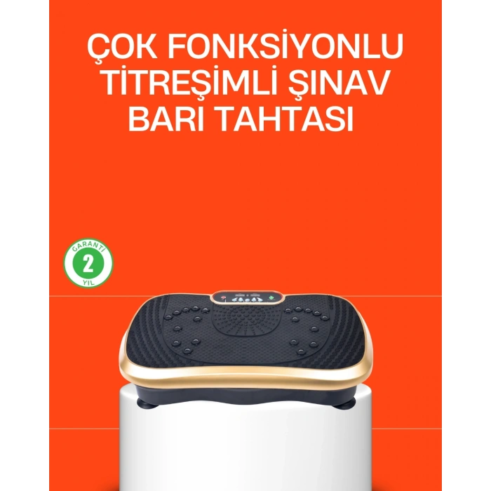 Vücut Şekillendirmeye Yardımcı Titreşimli Spor Platformu