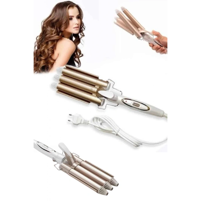 Wag Maşa Yeni Nesil Yüksek Isı Ayarlı Seramik Kaplama Saç Şekillendirici Doğal Bukle