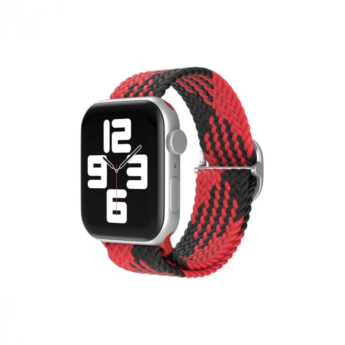 Watch 20mm  Kordon - Kırmızı-siyah
