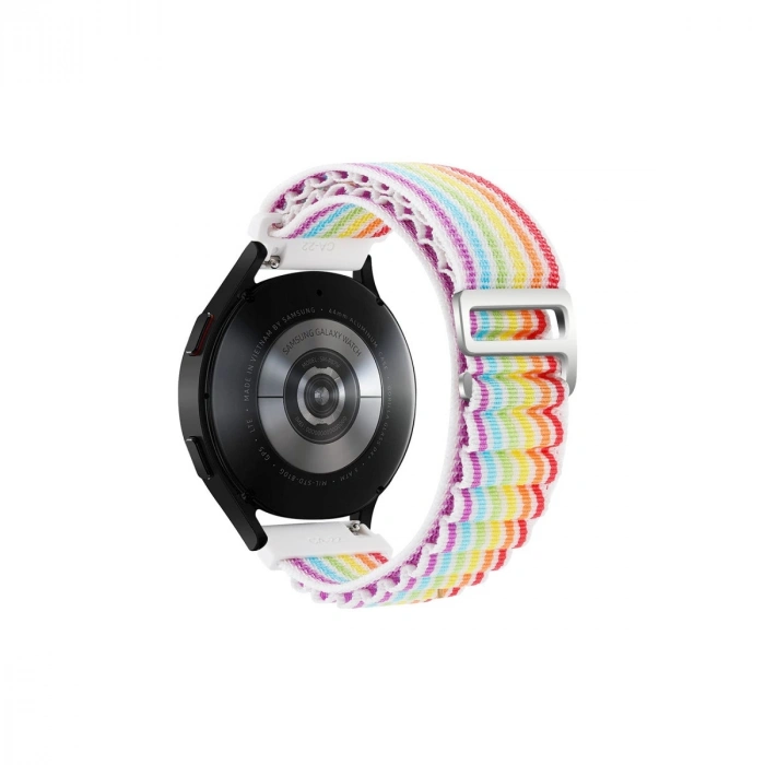 Watch 20mm Kr410 Kumaş Kordon (saat Değildir) - Gökkuşağı