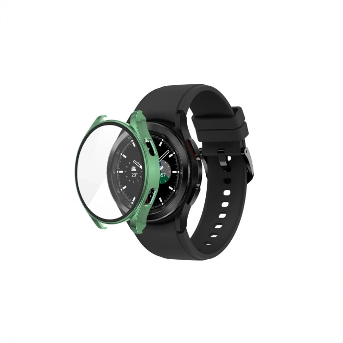Watch 5 40mm Wall Camlı Kasa Ekran Koruyucu - Koyu Yeşil