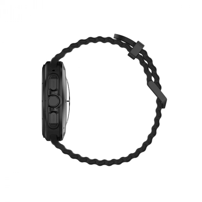 Watch 7 Ultra Kr417 Rug Silikon Kordon - Siyah