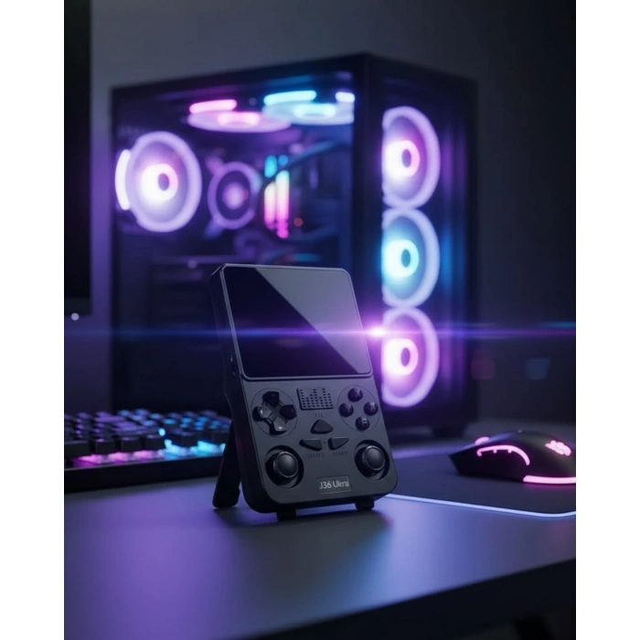 Wi-fi Özellikli Taşınabilir Retro Oyun Konsolu Analog Joystickli