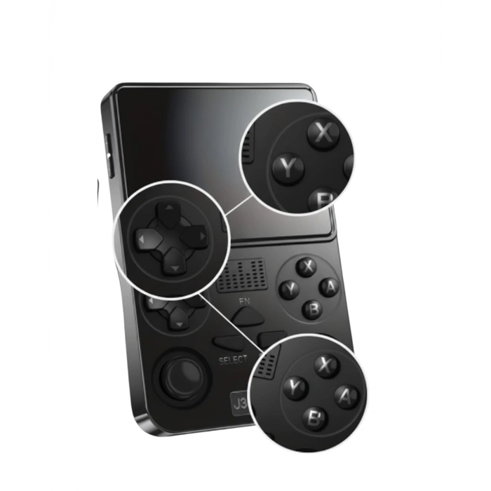 Wi-fi Özellikli Taşınabilir Retro Oyun Konsolu Analog Joystickli