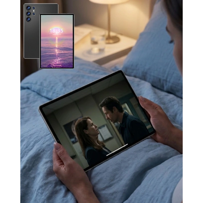 Wifi Destekli Android Tablet 10.1 İnç Geniş Ekran Tablet Seti