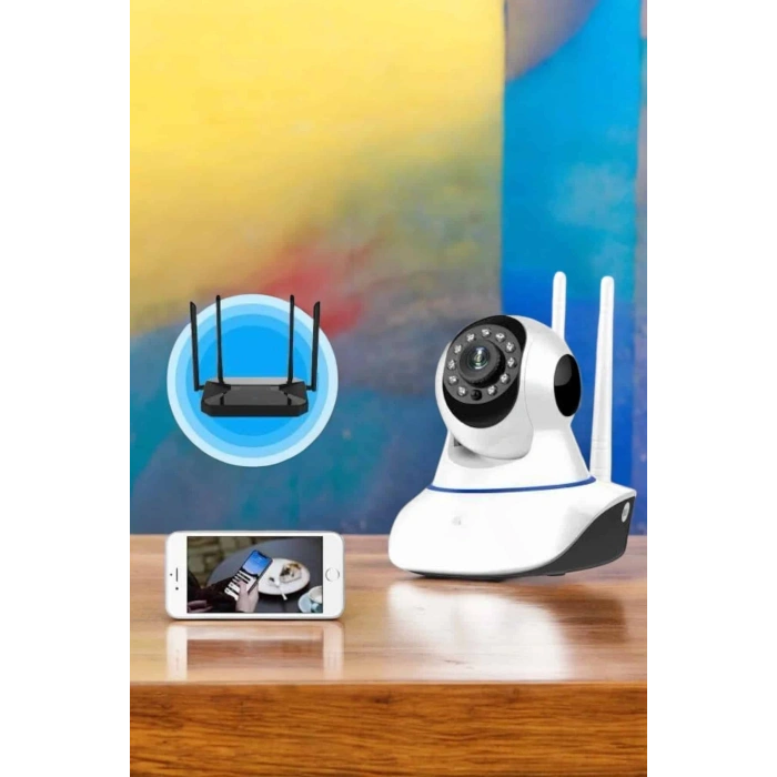 Wifi Kamera Ev Kamerası Gece Görüşlü Kablosuz Bebek Izleme Kamerası