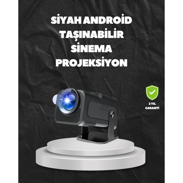 Wifi6 Ve Bluetooth 5.0 Teknolojili Kablosuz Bağlantı Özellikli Projektör