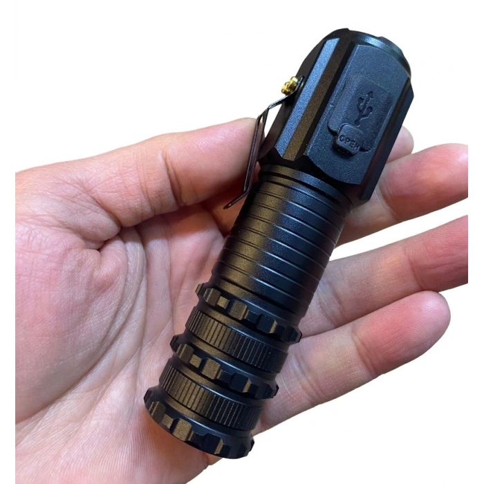 Ws-3838 1500 Lümen Mıknatıslı Usb Şarjlı El Feneri