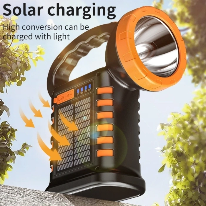 Ws-4343 Çok Fonksiyonlu Powerbanklı Solar Şarjlı Kamp Lambası