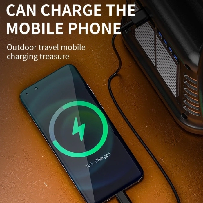 Ws-4343 Çok Fonksiyonlu Powerbanklı Solar Şarjlı Kamp Lambası