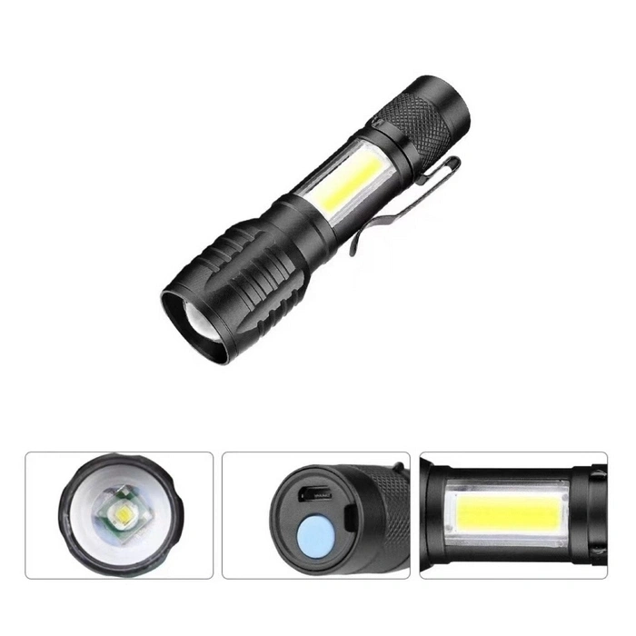 Ws-5454 Cob Led Usb Şarjlı Mini El Feneri