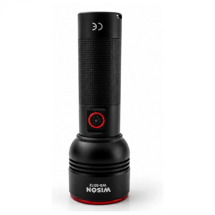 Ws-5572 20watt 2000 Lümen Uzun Menzilli Usb Type-c Şarjlı El Feneri