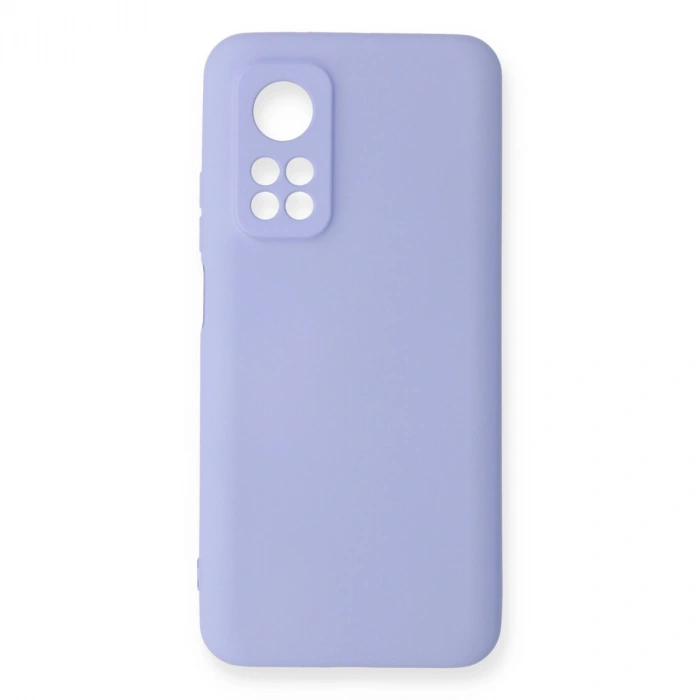 Xiaomi Mi 10t Kılıf Nano İçi Kadife Silikon - Lila