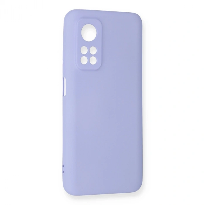 Xiaomi Mi 10t Kılıf Nano İçi Kadife Silikon - Lila