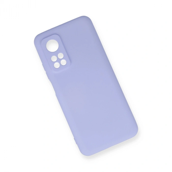Xiaomi Mi 10t Kılıf Nano İçi Kadife Silikon - Lila