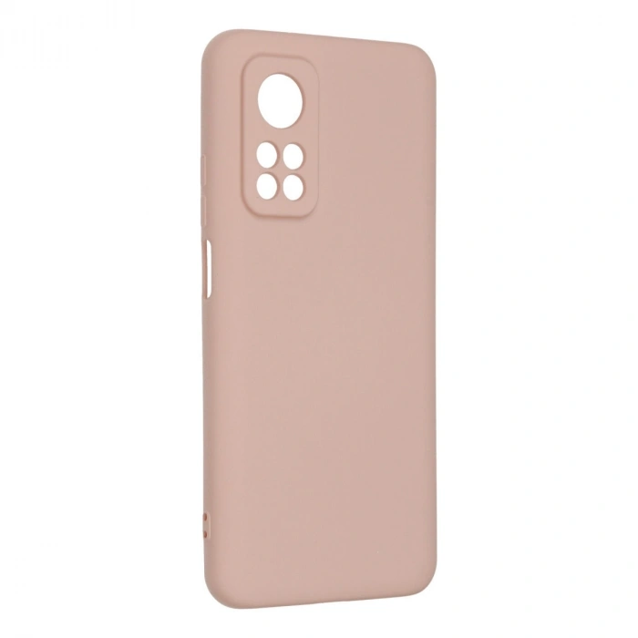 Xiaomi Mi 10t Kılıf Nano İçi Kadife Silikon - Pudra