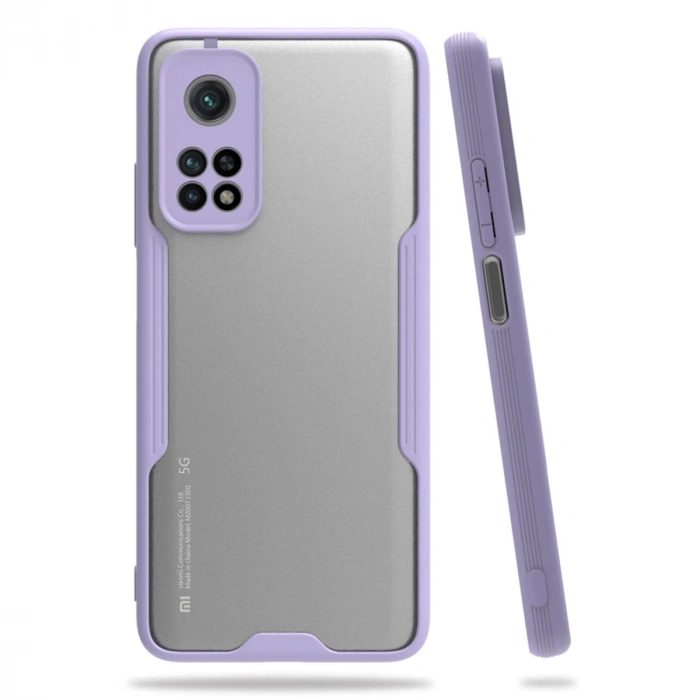 Xiaomi Mi 10t Pro Kılıf Platin Silikon - Lila