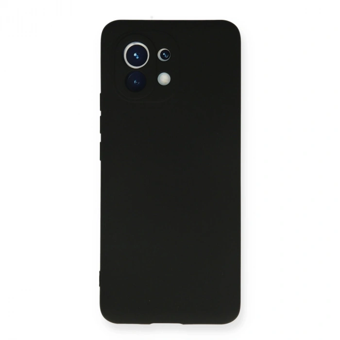 Xiaomi Mi 11 Kılıf Nano İçi Kadife Silikon - Siyah