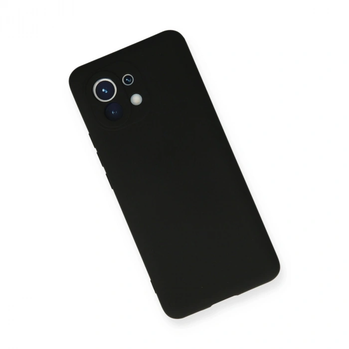 Xiaomi Mi 11 Kılıf Nano İçi Kadife Silikon - Siyah
