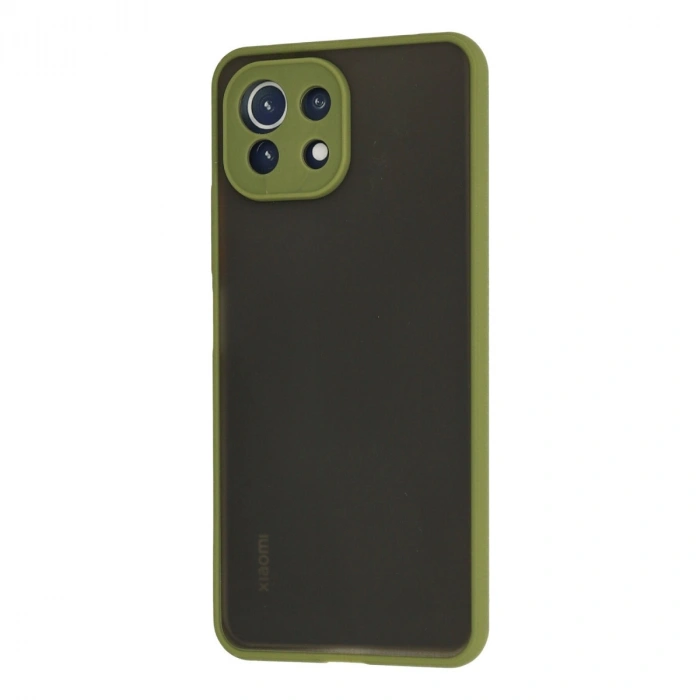Xiaomi Mi 11 Lite Kılıf Montreal Silikon Kapak - Açık Yeşil