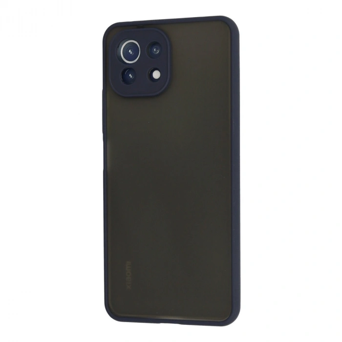 Xiaomi Mi 11 Lite Kılıf Montreal Silikon Kapak - Lacivert