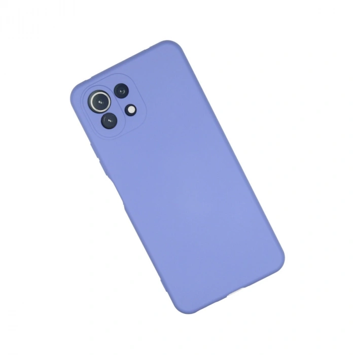 Xiaomi Mi 11 Lite Kılıf Nano İçi Kadife Silikon - Lila