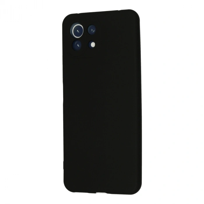 Xiaomi Mi 11 Lite Kılıf Nano İçi Kadife Silikon - Siyah