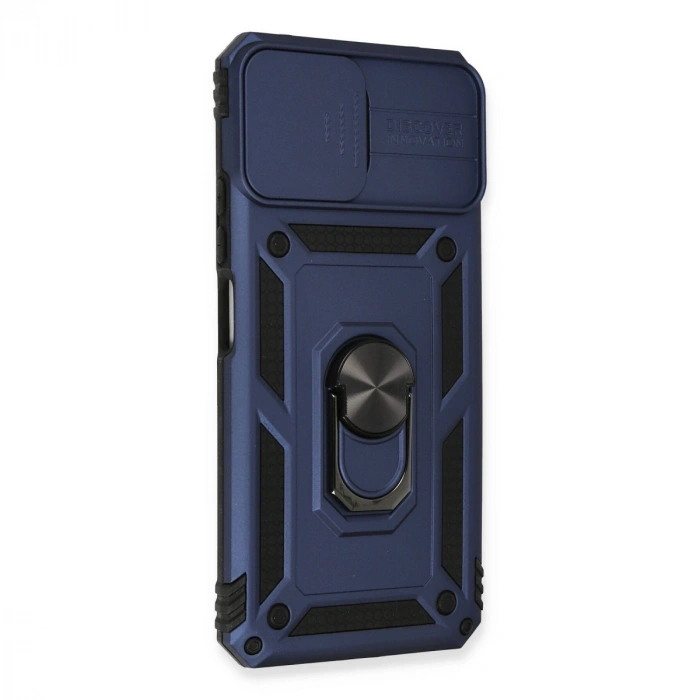 Xiaomi Mi 11 Lite Kılıf Pars Lens Yüzüklü Silikon - Lacivert