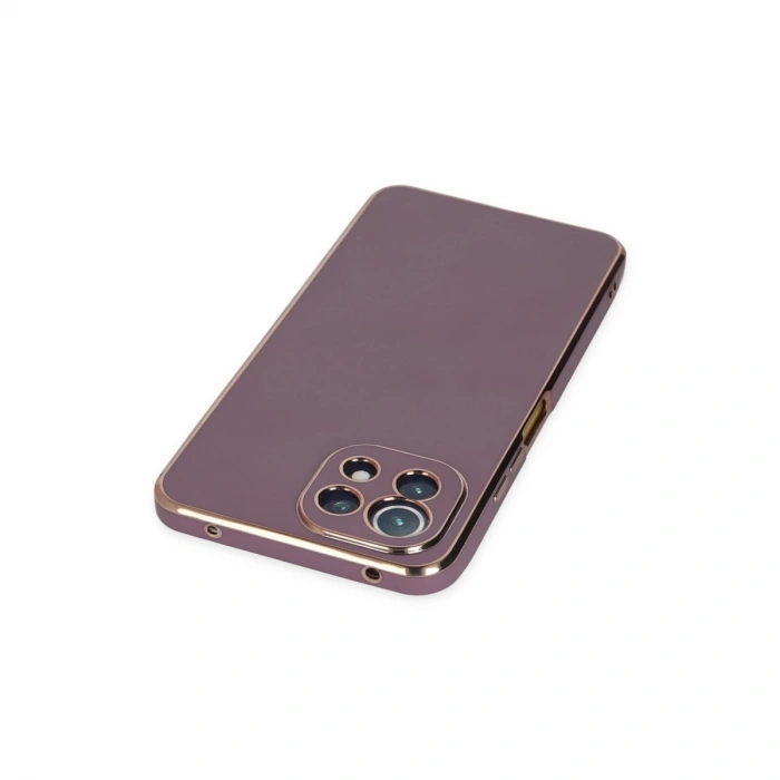 Xiaomi Mi 11 Lite Kılıf Volet Silikon - Mor