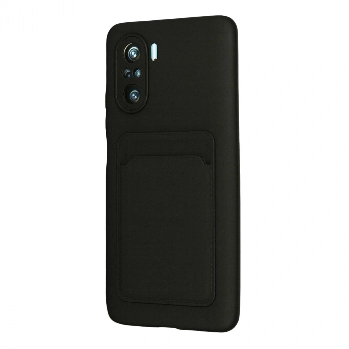 Xiaomi Mi 11i Kılıf Kelvin Kartvizitli Silikon - Siyah
