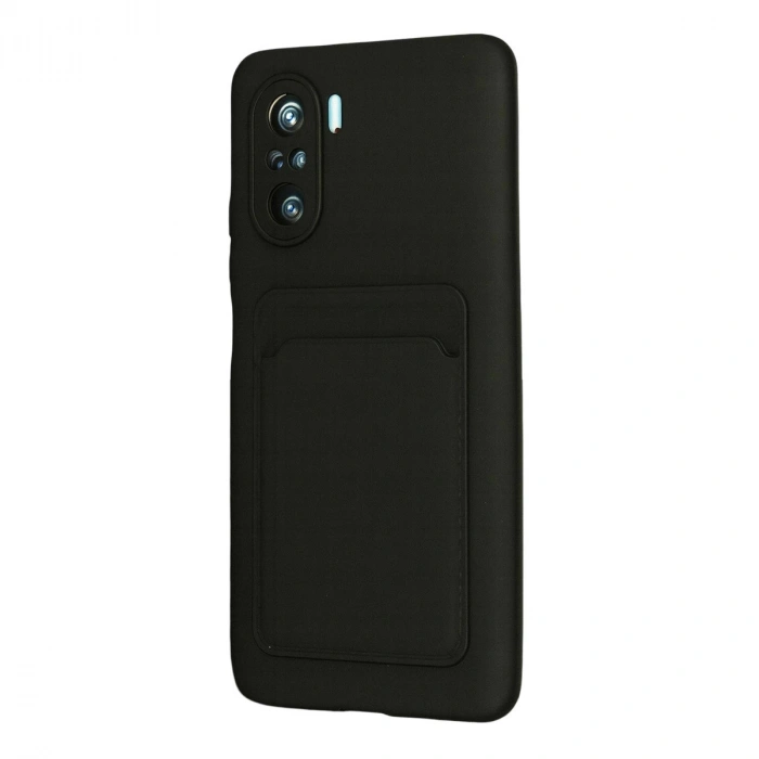 Xiaomi Mi 11i Kılıf Kelvin Kartvizitli Silikon - Siyah