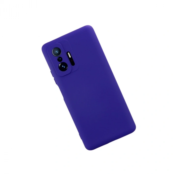 Xiaomi Mi 11t Pro Kılıf Nano İçi Kadife Silikon - Mor