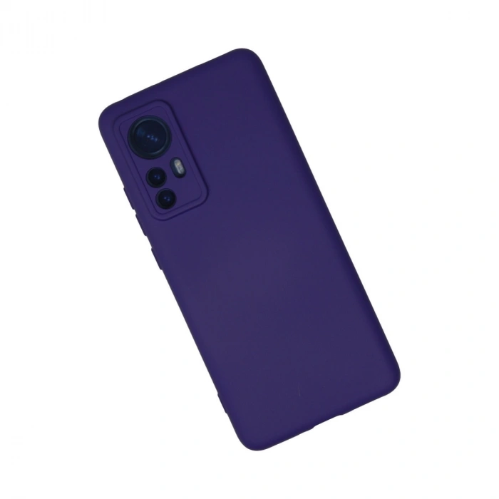 Xiaomi Mi 12 Kılıf Nano İçi Kadife Silikon - Mor
