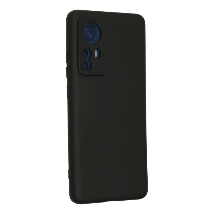 Xiaomi Mi 12 Kılıf Nano İçi Kadife Silikon - Siyah