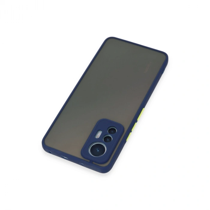 Xiaomi Mi 12 Lite Kılıf Montreal Silikon Kapak - Lacivert
