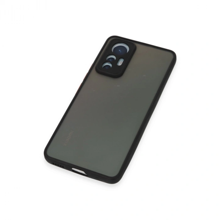 Xiaomi Mi 12 Lite Kılıf Montreal Silikon Kapak - Siyah