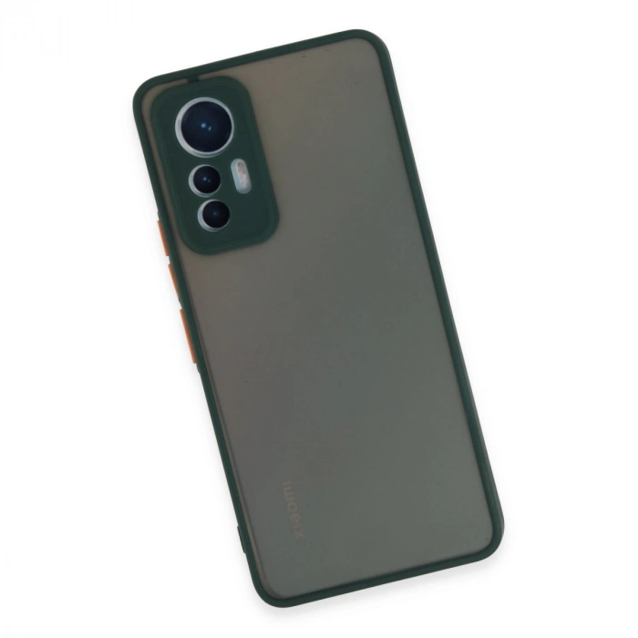 Xiaomi Mi 12 Lite Kılıf Montreal Silikon Kapak - Yeşil