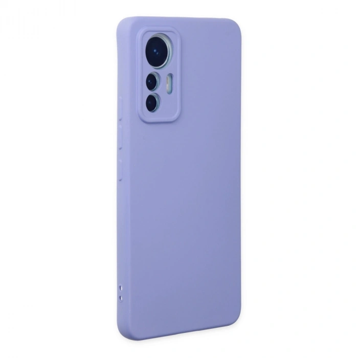 Xiaomi Mi 12 Lite Kılıf Nano İçi Kadife Silikon - Lila