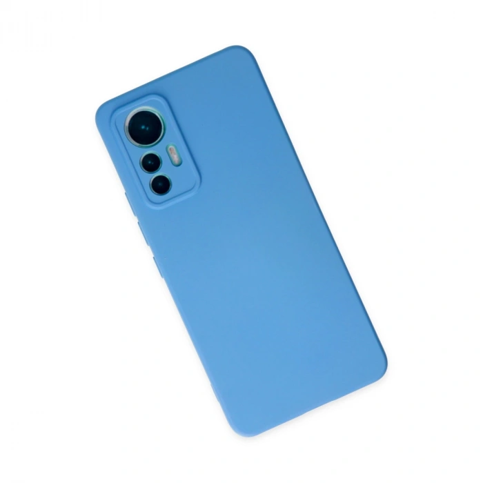 Xiaomi Mi 12 Lite Kılıf Nano İçi Kadife Silikon - Mavi