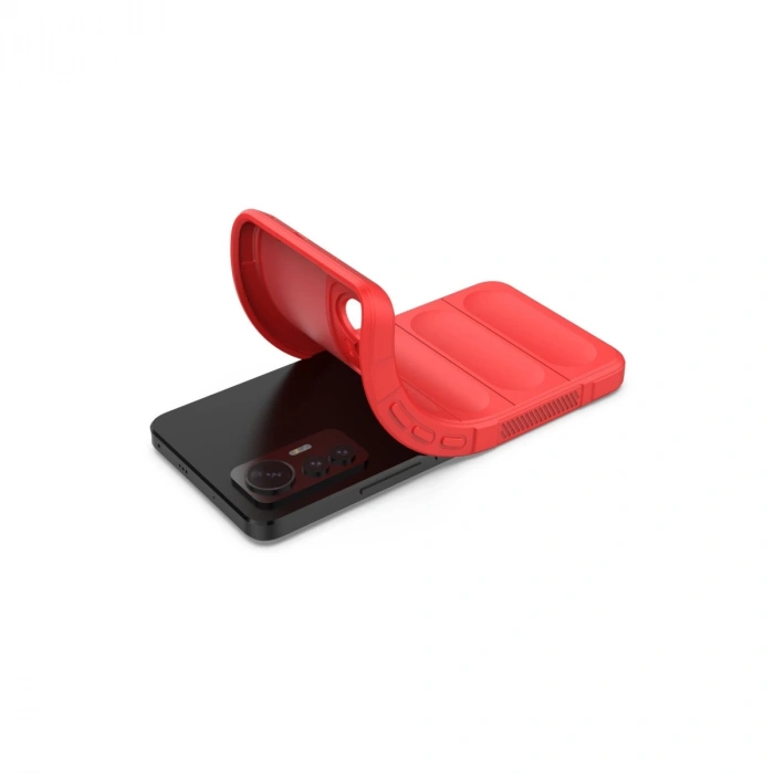 Xiaomi Mi 12 Lite Kılıf Optimum Silikon - Kırmızı