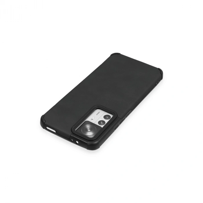 Xiaomi Mi 12t Kılıf Loop Deri Silikon - Siyah