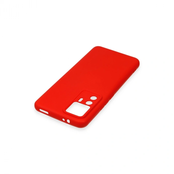 Xiaomi Mi 12t Pro Kılıf Nano İçi Kadife Silikon - Kırmızı