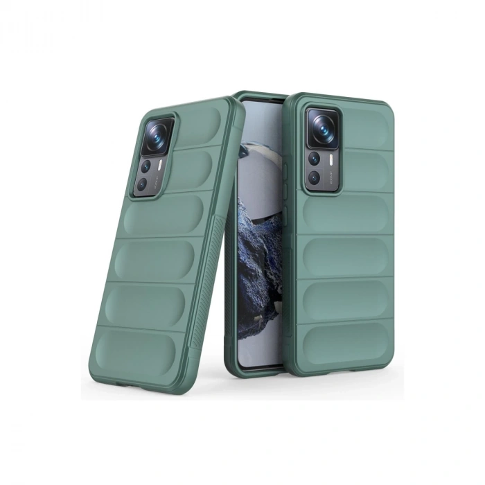 Xiaomi Mi 12t Pro Kılıf Optimum Silikon - Koyu Yeşil