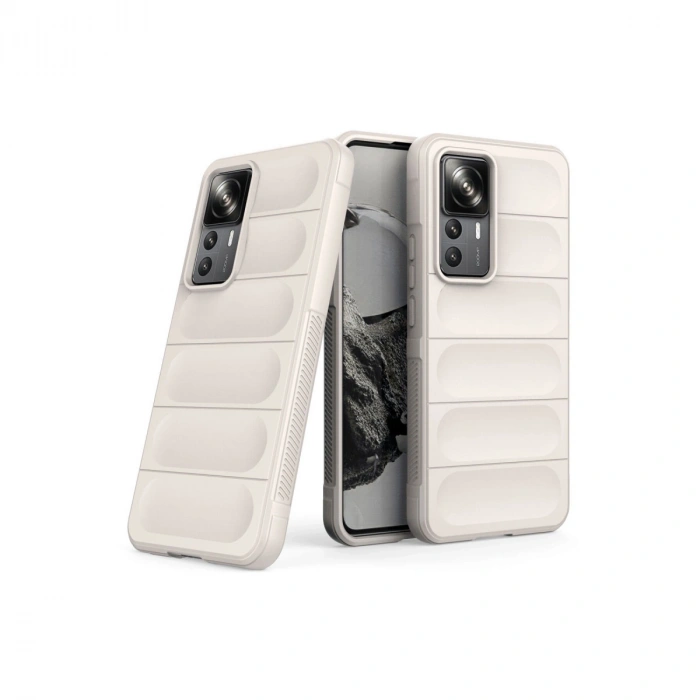 Xiaomi Mi 12t Pro Kılıf Optimum Silikon - Krem
