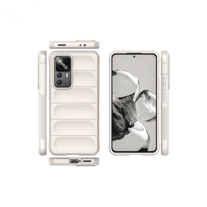 Xiaomi Mi 12t Pro Kılıf Optimum Silikon - Krem